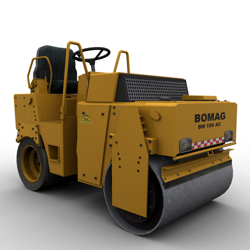 3d steamroller building construction